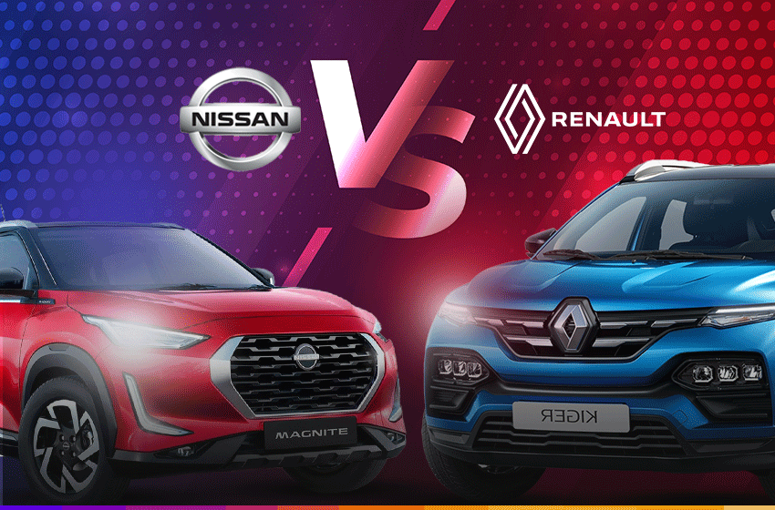  Nissan Magnite vs Renault Kiger – SUV Showdown